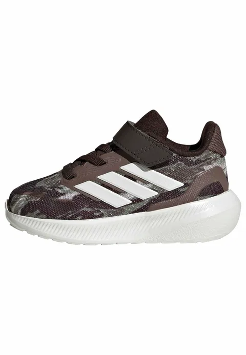 adidas Unisex - Bimbi 0-24 Runfalcon 5 Shoes Infants, Tent Green/Core White/Earth Strata