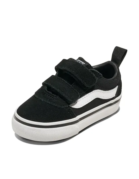 Vans Ward V, Scarpe da ginnastica, Unisex - Bambini e ragazzi, (Suede/Canvas) Black/White, 39 EU