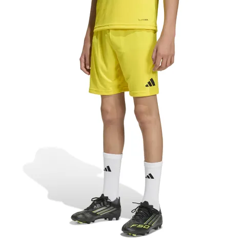adidas Unisex - Bambini e Ragazzi Entrada26 Kids Shorts, Team Yellow/Black, 7-8 Years