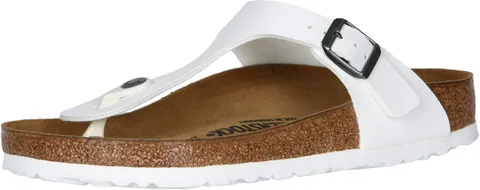 Birkenstock 943871 Gizeh pearl white, Birko Flor Graceful Infradito Donna, White EU 41