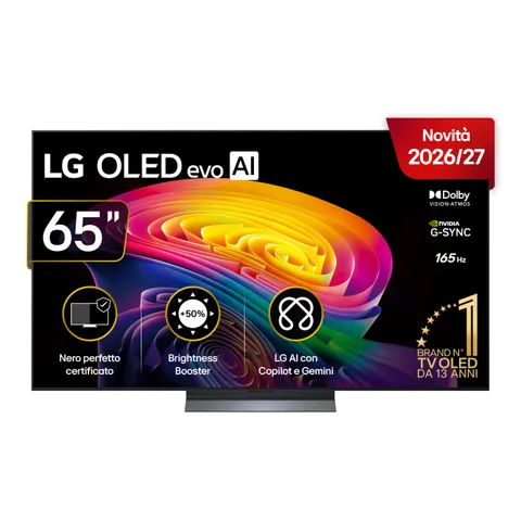 LG OLED evo AI 65 pollici Serie C6 OLED65C64LA, Smart TV 4K, Brightness Booster