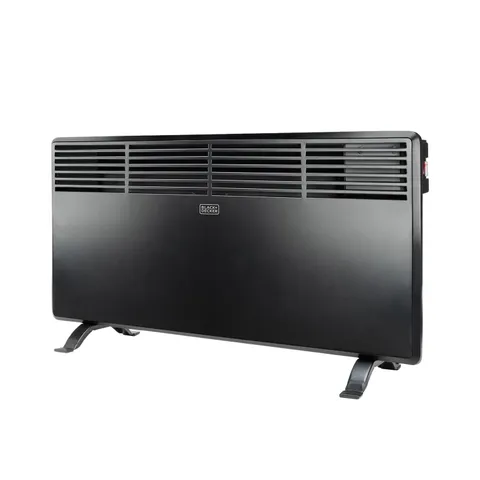 Black+Decker BXCSH1200E Termoconvettore, 1200 W, Steel, Nero