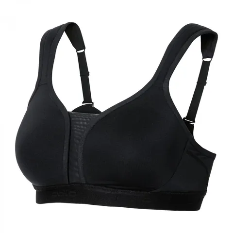 Odlo Reggiseno Sportivo Donna Fitness - Sostegno Elevato Imbottito con F-Dry, Mesh &
