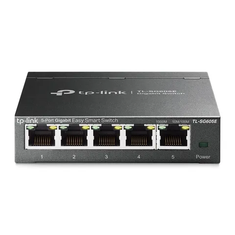 TP-Link TL-SG605E Switch Gigabit 5 porte smart managed