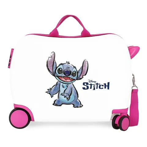 Joumma Disney Adorable Stitch Valigia per bambini Bianco 50 x 38 x 20 cm Rigido 1,8 kg