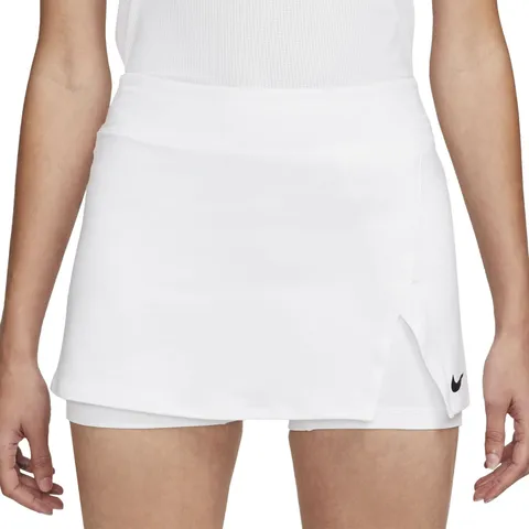 Nike Womens Skirt Nikecourt Dri-Fit Victory, White/Black, DH9779-100, XL