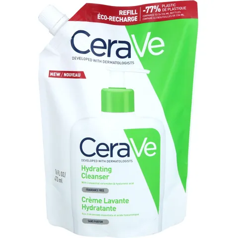 CeraVe Detergente Idratante, Per Pelli da Normali a Secche, Barriera Cutanea Sana, Con