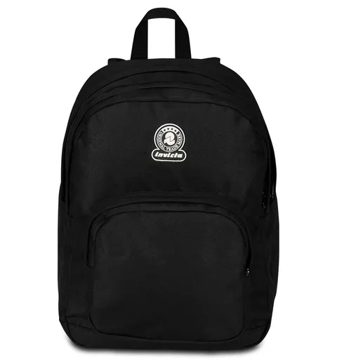 Invicta Zaino Doppio Scomparto Benin M Solid, Nero, Con Tasca Interna Attrezzata, Tasche