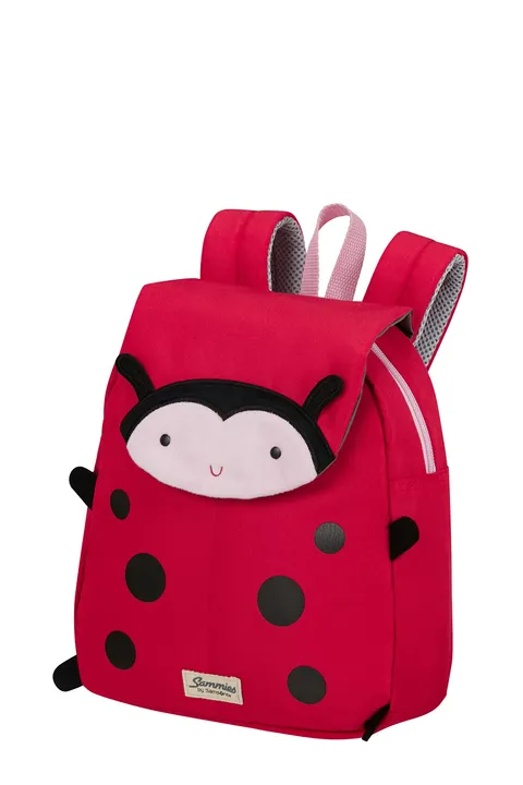 Samsonite Happy Sammies Eco - Zaino per bambini S, 28,5 cm, 7 L, rosso (Ladybug Lally)