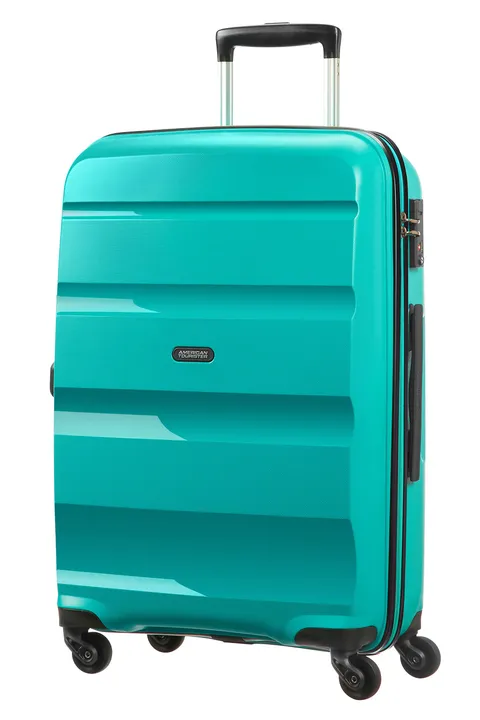 American Tourister Bon Air - Spinner M, Valigia, 66 cm, 57.5 L, Turchese (Deep Turquoise)