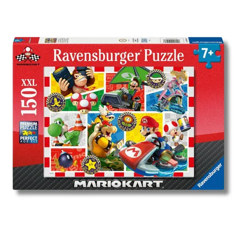 Ravensburger - Puzzle Principesse Super Mario, 150 Pezzi XXL - Puzzle Bambini 7 Anni