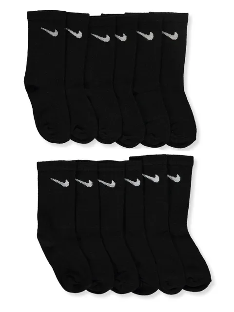 Nike Colorful Pack Crew Calzini per bambini Black 4/5 anni