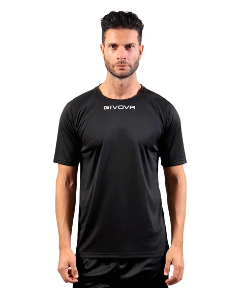 Givova Shirt Capo Interlock Nero Tg. 4XS