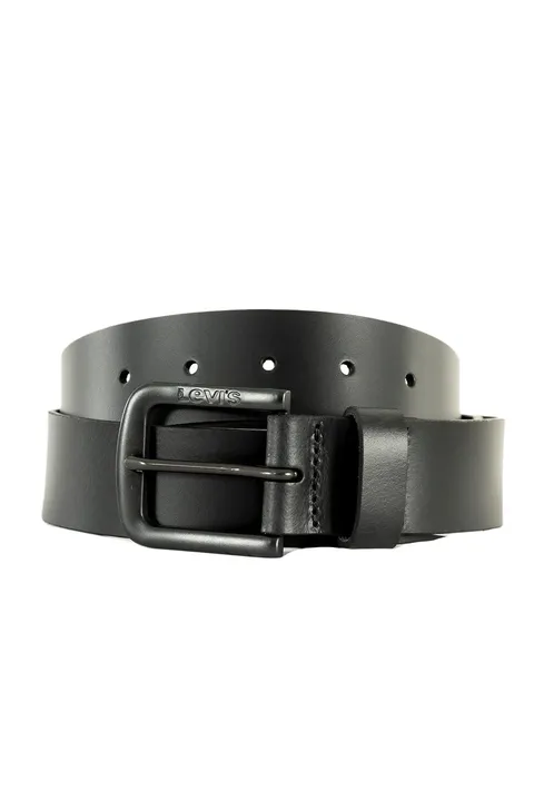Levi's Seine Metal, Cintura Uomo, Nero (Regular Black), 80