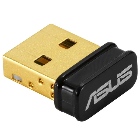ASUS USB-BT500, Adattatore USB Bluetooth 5.0, Retrocompatibile Con Le Vecchie Generazioni di Bluetooth, Tecnologia Low Energy, Design Di Piccole Dimensioni, Nero