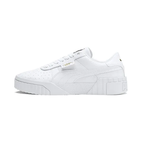 PUMA Women Cali Wn's Sneakers, Puma White-Puma White, 37.5 EU