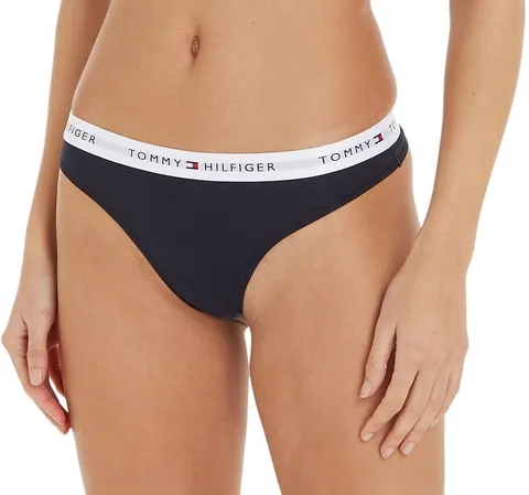 Tommy Hilfiger Perizoma Donna Tanga, Blu (Desert Sky), L