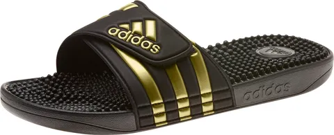 adidas Unisex - Adulto Adissage Slides Slipper, Core Black / Gold Metallic / Core Black