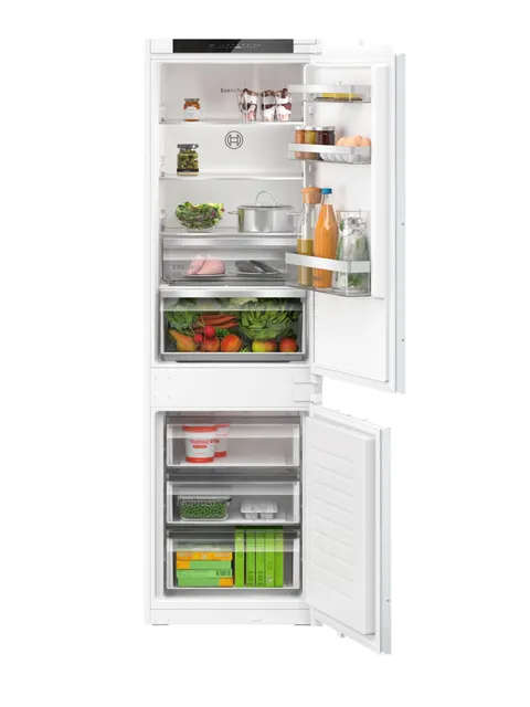 Bosch KIN862SE0, Serie 4, Frigorifero combinato da incasso, Total No Frost, VitaFresh