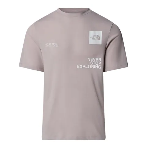 THE NORTH FACE NF0A8BQXT4S M Mountain Foundation Coordinates Tee T-Shirt Uomo Hero Blue Taglia S