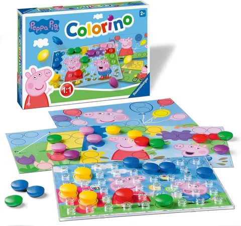 Ravensburger - Peppa Pig Colorino | Giochi Educativi | Regalo Bimbo 2 Anni O Più | Idee