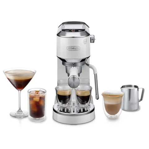De'Longhi Dedica Duo EC890.WI Macchina Espresso Bianca