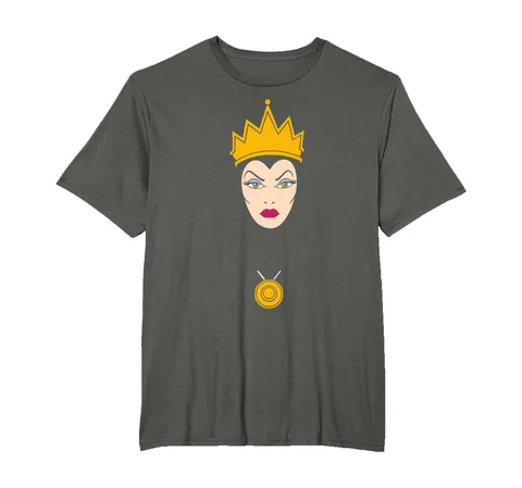Disney Villains Mother's Day Evil Queen Big Face Maglietta