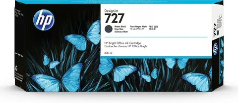 HP 727 C1Q12A, Cartuccia Originale, Compatibile con Stampanti DesignJet Serie T2500, T1500 & T900 727 Testina di Stampa DesignJet, Nero Opaco