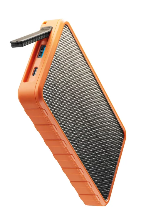 Cellularline - Power bank Solar - Caricabatterie Portatile con pannello solare ETFE 1.5W