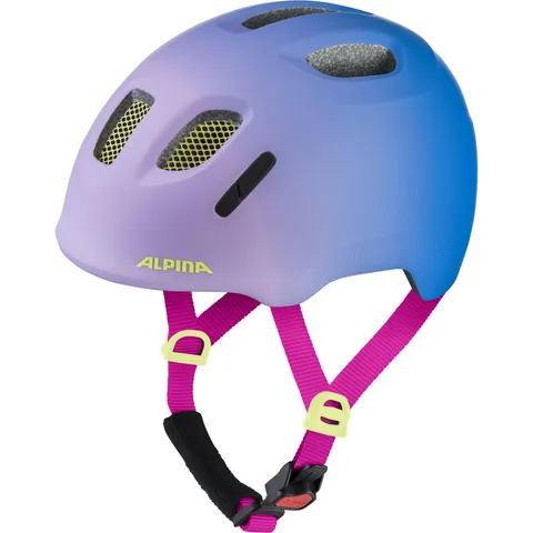 Alpina XIMO 2 L.E. (opaco) - Casco da bici leggero e sicuro per bambini con LED opzionale