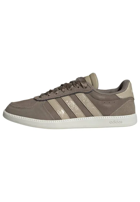 adidas Donna Breaknet Sleek Shoes, Khaki Six/Gold RW/off White, 44 EU