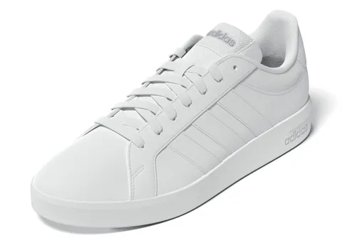 adidas Uomo Grand Court Base 3.0 Shoes, Ftwr White/Ftwr White/Grey Two, 47 1/3 EU