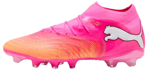 PUMA Scarpe da Calcio Unisex Future 9 PRO Fg/AG Poison Rosa Sun Stream Bright Aqua