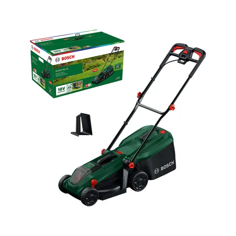 Bosch Rasaerba a batteria ROTAK18V-32 (larghezza di taglio: 32 cm, altezza di taglio: