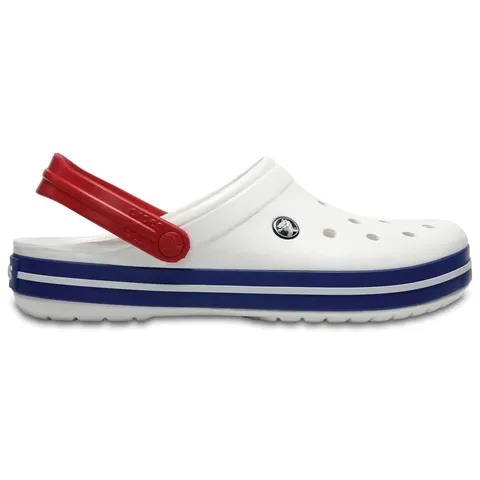 Crocs Unisex Adulto Crocband Clog Sabot, White/Blue Jean, 36/37 EU