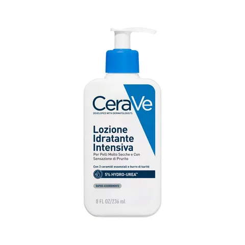 CeraVe Lozione Idratante Intensiva, Per Pelli Molto Secche, Azione Lenitiva, Sollievo
