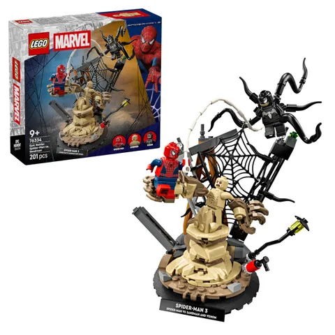 LEGO | Marvel Battaglia Epica: Spider-Man vs. Sandman - Giocattolo dei Supereroi con 3
