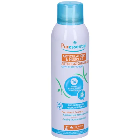 Puressentiel Spray Cryo Pure Freddo intenso Articolazioni e Muscoli 150 ml
