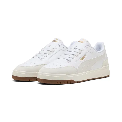 Puma Unisex Shuffle Downtown OgSneaker, Puma White Vapor Gray Puma Gold, 39 EU