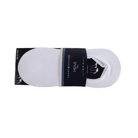 Tommy Hilfiger Footie, Calzini Uomo, Bianco, 43-46