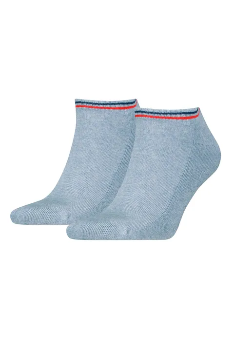 Tommy Hilfiger Sneaker, Calzini Unisex - Adulto, Blu, 39-42