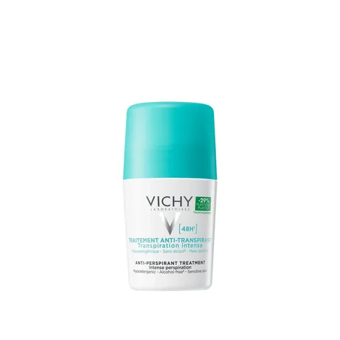 Vichy Dermo-Tolerance Deodorante Roll-On, Per Pelli Sensibili, Unisex, Anti Umidità e
