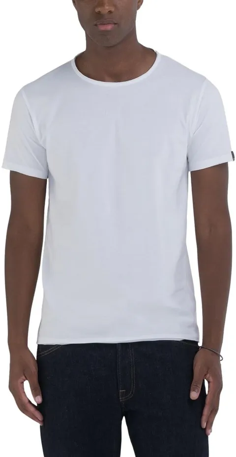 Replay Maglietta da Uomo, 001 Bianco, 3XL