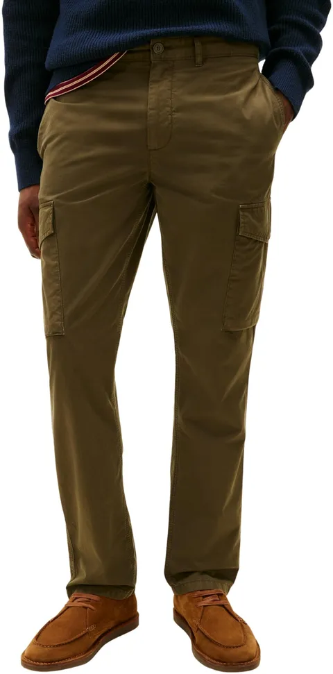 Tommy Hilfiger Denton LW Twill Cargo Mw0Mw39695, Pantaloni Cargo, Uomo, Khaki (Dark