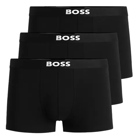 BOSS Trunk 3P One, Tronco Uomo, Nero 001, S