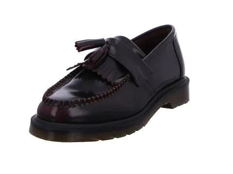 Dr Martens Adrian CORE, Loafer Unisex Adulto, Rosso (Cherry Red), 45