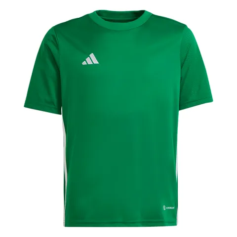 adidas Unisex - Bambini e Ragazzi Tabela 23 Jersey Youth Shirt, Team Green/White, 5-6