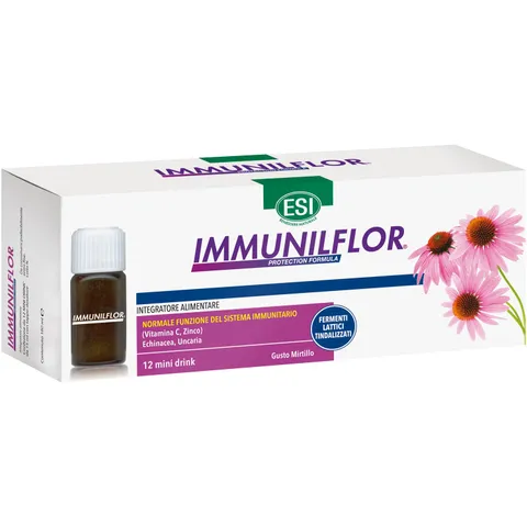 ESI Immuniflor, Integratore Alimentare a Base di Fermenti Lattici e Vitamina C, Favorisce