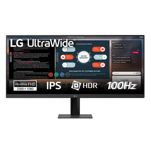 LG 29U511A Monitor UltraWide 21:9 29" IPS, WFHD (2560x1080), HDR10, 100Hz, sRGB 99%