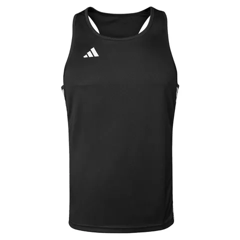 Adidas Base Punch - Canottiera da Boxe da Uomo, Colore Nero, Taglia L
